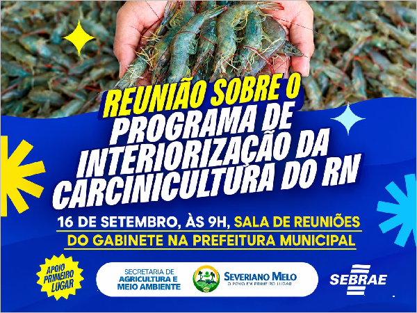 REUNIÃO SOBRE A CARCINICULTURA DO RN
